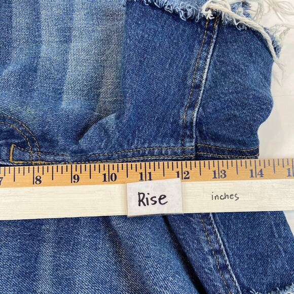 Lauren Ralph Lauren Cut Off Denim Shorts Size 14 - Picture 7 of 9